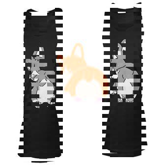 Corgi Sploot Sweet Dog Unisex Tank Top | Mazezy