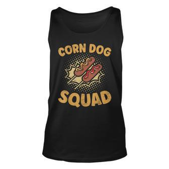 Corn Dog Squad Stick Dogs Corndog Man Stick Unisex Tank Top | Mazezy
