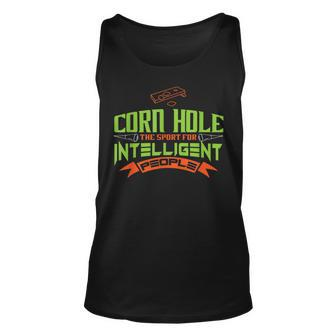 Corn Hole The Sport For Intelligent People T Corn Tank Top | Mazezy