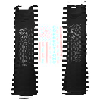 Corrections Correctional Officer 4Th Of July Usa Flag Unisex Tank Top | Mazezy