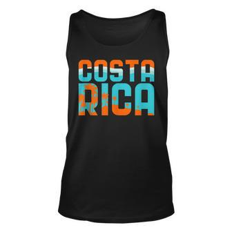 Costa Rica Vacation Souvenir Beach Surfing Travel Gift Unisex Tank Top - Thegiftio UK