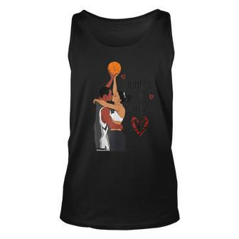 Couple Basketball In Movies Love Unisex Tank Top - Monsterry UK