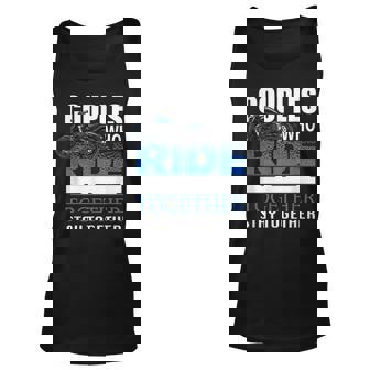 Couples Who Ride Together Stay Together Motorcycle Unisex Tank Top | Mazezy