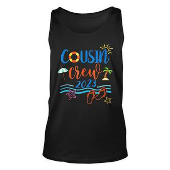 Cousin Crew 2023 Beach Vacation Matching Summer Family Trip Unisex Tank Top - Seseable