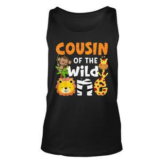 Cousin The Wild One Zoo Birthday Safari Jungle Animals Party Tank Top - Seseable