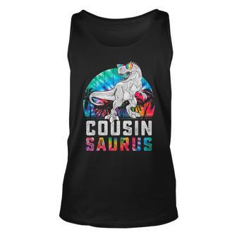 Cousinsaurus T Rex Dinosaur Cousin Saurus Family Matching Unisex Tank Top - Seseable