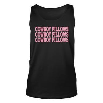 Cowboy Pillows Rodeo Western Country Southern Cowgirl Rodeo Tank Top | Mazezy