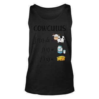 Cowculus Cow Milk Cheese Calculus Math Lovers Unisex Tank Top | Mazezy