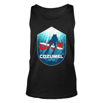 Cozumel Scuba Free Diving Snorkeling Mexican Vacation Gift Unisex Tank Top - Thegiftio UK