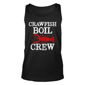 Crawfish Boil Crew Party Group Matching Crayfish New Orleans Unisex Tank Top - Thegiftio UK