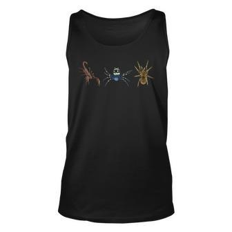 Creepy Insects Scorpion Spider Scary Gross Bugs Unisex Tank Top | Mazezy