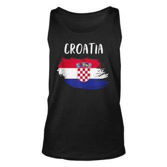 Croatia Indepedence Day Croatia Flag Croatia Funny Gifts Unisex Tank Top | Mazezy