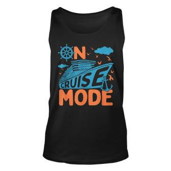 On Cruise Mode Cruise Vacation Family Trendy Tank Top - Seseable
