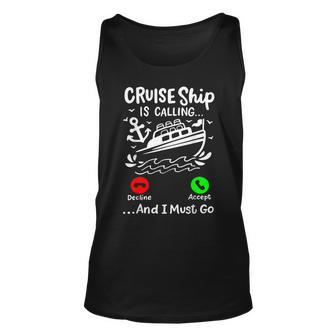 Cruise Ship Is Calling Tank Top - Monsterry CA