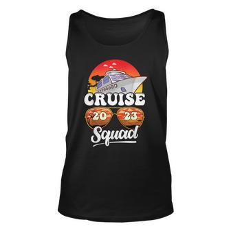 Cruise Squad 2023 Family Vacation Matching Family Group Unisex Tank Top - Seseable