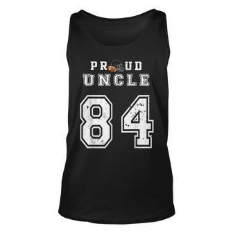 Custom Proud Football Uncle Number 84 Personalized For Men Unisex Tank Top | Mazezy