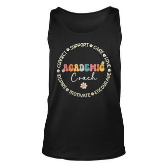 Cute Academic Coach Squad Appreciation Week Back To School Tank Top - Seseable
