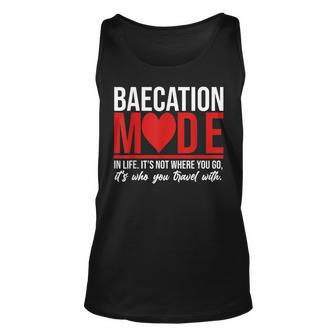 Cute Couples Trip Matching Vacation Baecation Vibes Gifts Unisex Tank Top - Seseable