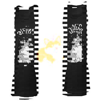 Cute Fat Corgicorn Funny Corgi Unisex Tank Top | Mazezy