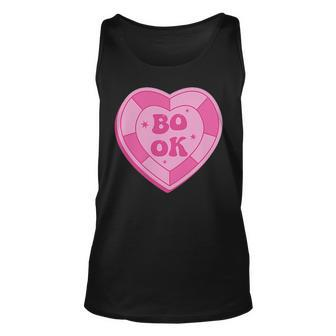 Cute Groovy I Look Better Bent Over A Book Funny Book Unisex Tank Top | Mazezy