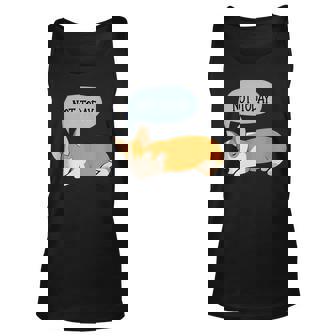 Cute Kawaii Sleeping Corgi Dog For Dog Lovers Unisex Tank Top | Mazezy