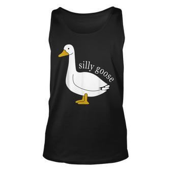 Cute Silly Goose Ugly Xmas Goose Trendy Clothing Tank Top - Seseable