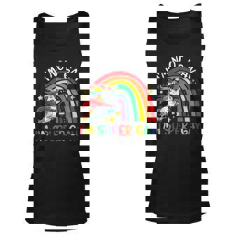 Cute Unicorn Im Not Gay Im Super Gay Lgbt Pride Funny Unisex Tank Top | Mazezy