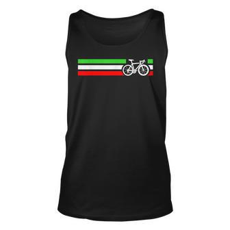 Cycling Racing Bike Italian Flag Road Cycologist Bicycle Men Tank Top | Mazezy