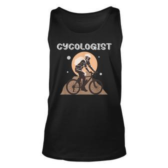 Cycologist Retro Vintage Cycling Bicycle Lovers Cycling Tank Top | Mazezy