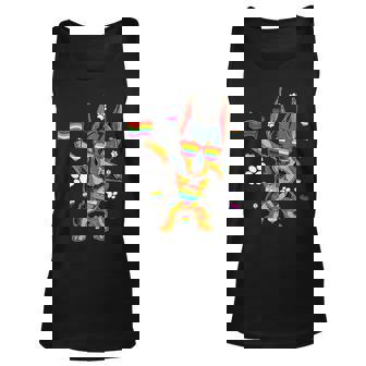 Dabbing Doberman Pinscher Lgbt-Q Gay Pride Month Lgbt Tank Top | Mazezy