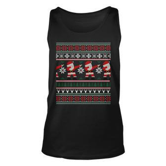 Dabbing Santa Ugly Christmas Sweater Xmas Tank Top - Monsterry CA