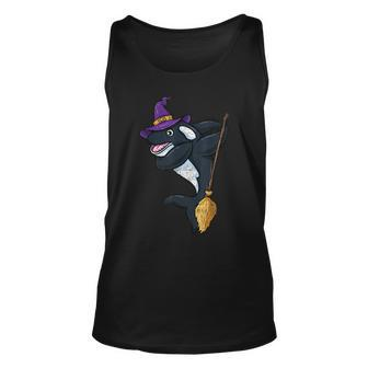 Dabbing Witch Halloween Orca Vintage Halloween Funny Gifts Unisex Tank Top | Mazezy