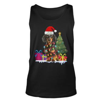 Dachshund Dackel Wiener Dog Ugly Christmas Sweater Teckels Tank Top - Monsterry CA