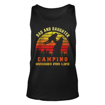Dad And Daughter Camping Buddies For Life Unisex Tank Top | Mazezy DE