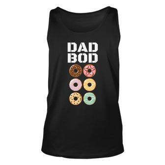 Dad Bod Donut Abs Dad Father Gift For Mens Unisex Tank Top | Mazezy