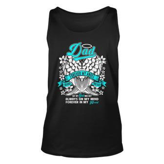 Dad Forever My Angel Your Wings Were Ready Tank Top | Mazezy