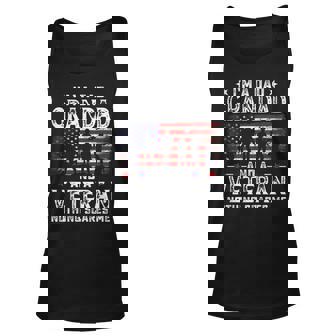 Im A Dad Grandad And A Veteran For Dad Fathers Day Tank Top | Mazezy