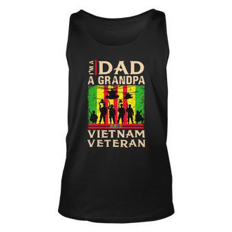 Dad Grandpa Vietnam Veteran Shirts Veteran Fathers Day 230 Unisex Tank Top - Monsterry DE