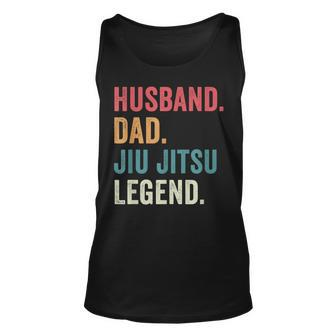 Dad Husband Jiu Jitsu Legend Jiu Jitsu Dad Fathers Day Unisex Tank Top - Seseable