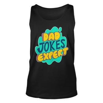 Dad Joke Expert Fathers Day Dad Humor 90S Retro 90S Vintage Tank Top | Mazezy