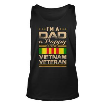 Im Dad Pappy Vietnam Veteran Vintage Army Tank Top | Mazezy