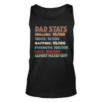 Dad Stats Gamer Dad Rpg Video Game Lover Fathers Day Gaming Tank Top | Mazezy