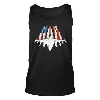 Dad Us American Flag Air Fighter Jet Fathers Day 4Th Of July Tank Top | Mazezy CA