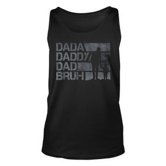 Dada Daddy Dad Bruh Fathers Day Funny New Father Girl Unisex Tank Top | Mazezy