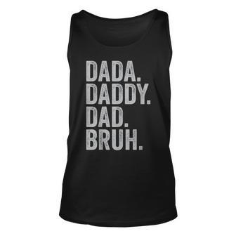 Dada Daddy Dad Bruh Fathers Day Vintage Daddy For Mens Tank Top | Mazezy