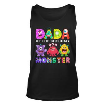 Dada Little Monster Kids 1St Birthday Party Family Monster Unisex Tank Top - Monsterry CA