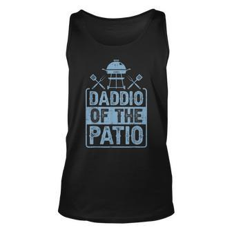 Daddio Of The Patio Grilling Bbq Dad Unisex Tank Top - Monsterry UK