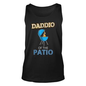 Daddio Of The Patio Fathers Day Bbq Grill Dad Tank Top | Mazezy