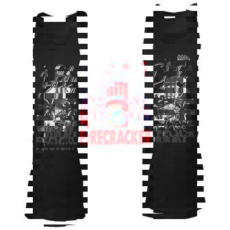 Daddy Of The Little Firecracker 4Th Of July Proud Daddy Tank Top | Mazezy