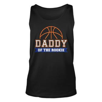 Daddy Of Rookie 1St Birthday Basketball Theme Matching Party  Unisex Tank Top